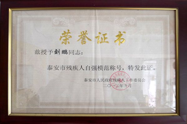 荣誉证书